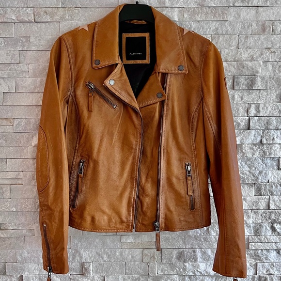 Mauritius Christy Leather Jacket in Honeycomb - NWOT - Picture 3 of 9